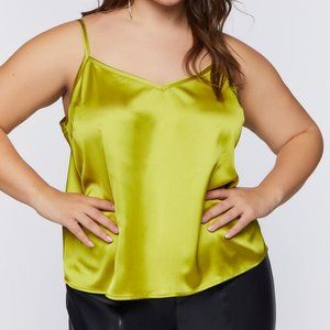 Forever 21 Plus Size Lime Green Tank Cami Top 3X